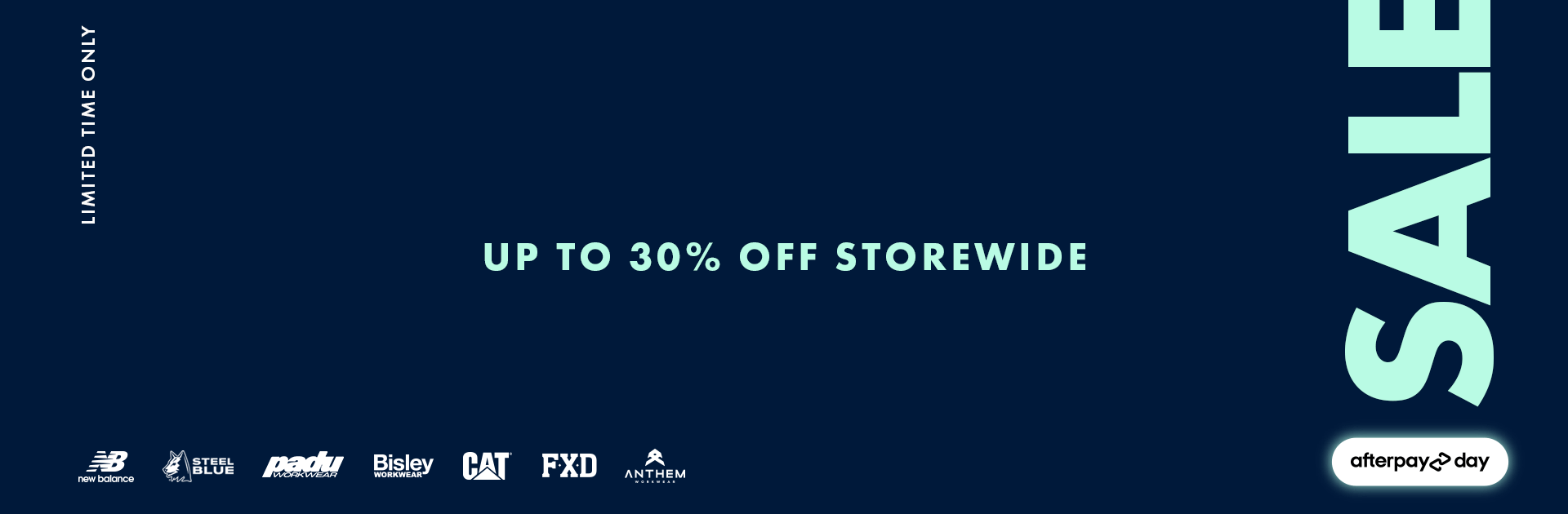 AfterPay Day Sale - Up to 30% off Storewide