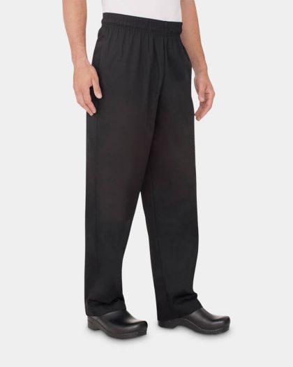 Chef Works Black Baggy Chef Pant