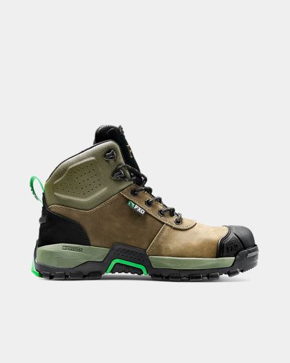 FXD WB-2 4.5 Zip Sided Safety Boot - Military