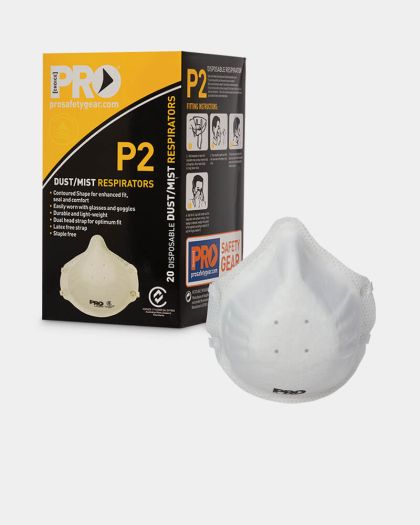 Pro Choice Dust Mask Respirator P2 - 20 Pack