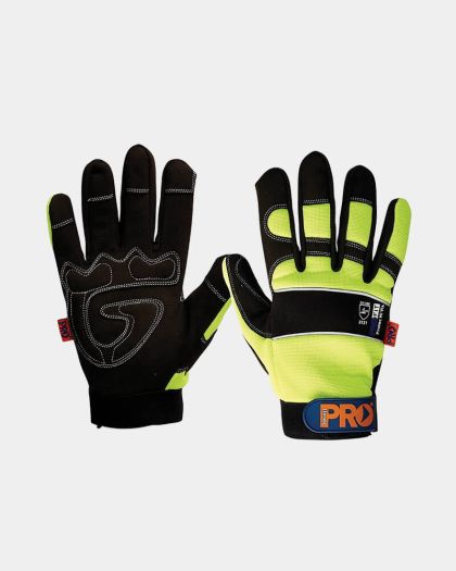 Pro Choice ProFit Hi Vis Full Finger Gloves