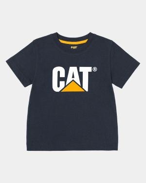 CAT Kids Trademark Tee - Black
