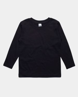 AS Colour Kids 3007 Long Sleeve Tee - Black