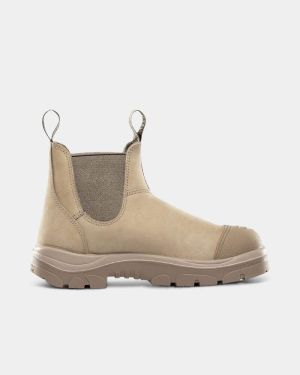 Steel Blue Hobart Scuff Cap Safety Boot - Sand