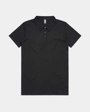 AS Colour 4402 Women's Amy Polo - Black