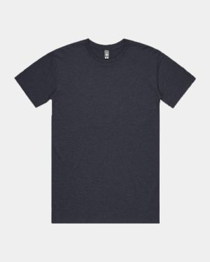 AS Colour 5001M Staple Marle Tee - Navy