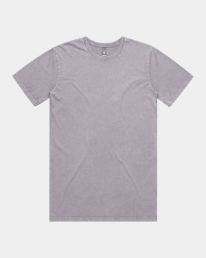 AS Colour 5040 Stone Wash Staple Tee - Orchid Stone