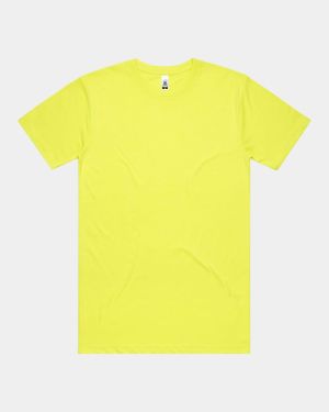 AS Colour 5050F Hi Vis Block Tee - Yellow