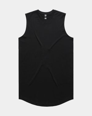 AS Colour 5091 Staple Curve Tank - Black