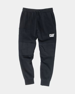 CAT Fleece Track Pant - Black