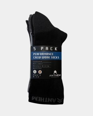 Anthem Performance Crew Sock - 5 Pack
