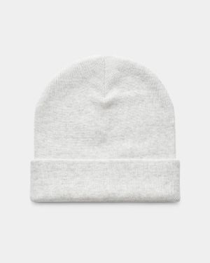 AS Colour 1107 Cuff Beanie - White Marle