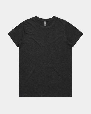 AS Colour 4001 Women's Maple Tee - Asphalt Marle
