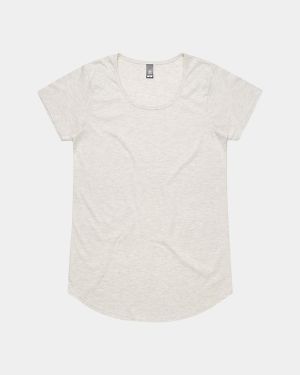 AS Colour 4008 Mali Tee - Oatmeal Marle