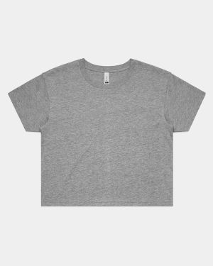 AS Colour 4062 Women's Crop Tee - Grey Marle