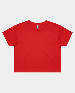 AS Colour 4062 Women's Crop Tee - Red