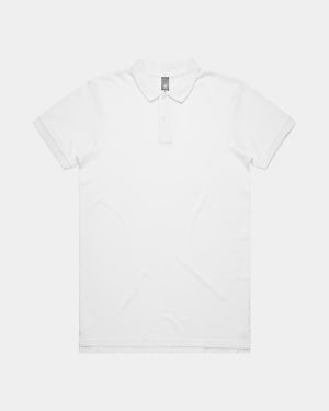 AS Colour 5411 Pique Polo - White