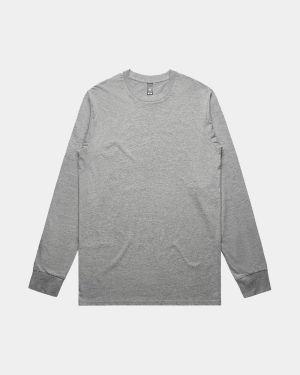 AS Colour 5020 Staple Long Sleeve Tee - Grey Marle