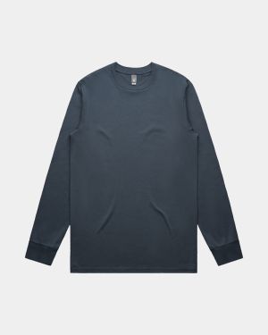 AS Colour 5020 Staple Long Sleeve Tee - Petrol Blue