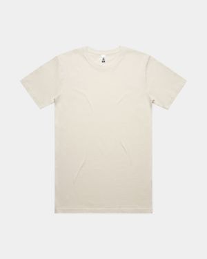 AS Colour Block Tubular Tee - Ecru