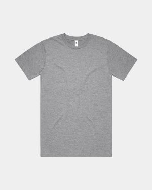 AS Colour Block Tubular Tee - Grey Marle
