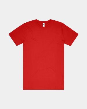 AS Colour Block Tubular Tee - Red