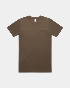 AS Colour Block Tubular Tee - Walnut