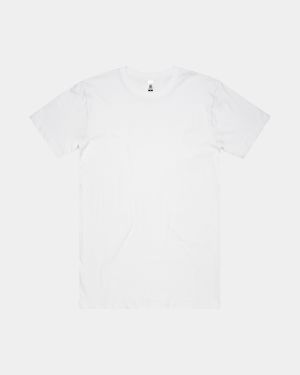 AS Colour Block Tubular Tee - White