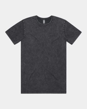AS Colour 5040 Stone Wash Staple Tee - Black Stone