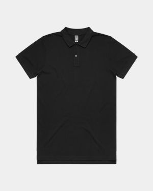 AS Colour 5411 Pique Polo - Black