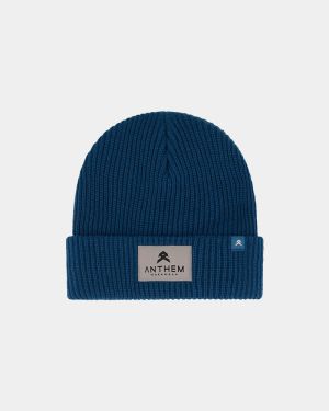 Anthem Patch Beanie - Anthem Blue