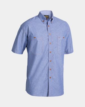 Bisley Short Sleeve Chambray Shirt