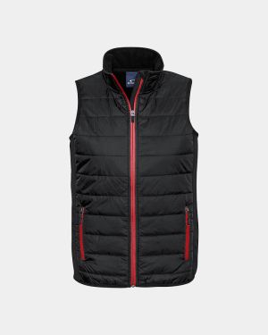 Biz Collection Stealth Tech Vest - Black/Red