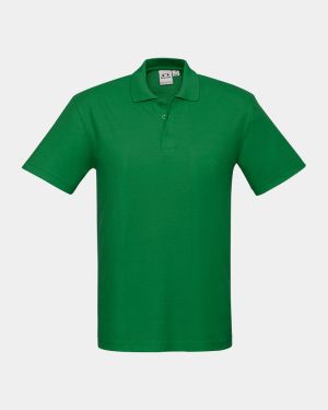 Biz Collection Crew Polo - Kelly Green