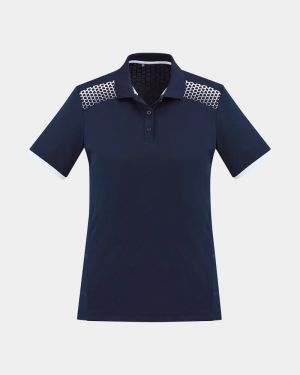 Biz Collection Women's Galaxy Polo - Navy/White