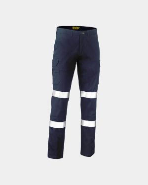 Bisley Taped Stretch Cotton Drill Cargo Pants