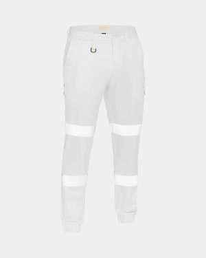 Bisley Taped Biomotion Stretch Cotton Drill Cargo Cuffed Pant