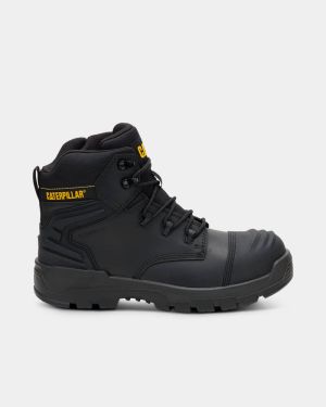 CAT Striver XL 6" Waterproof Zip Safety Boot - Black