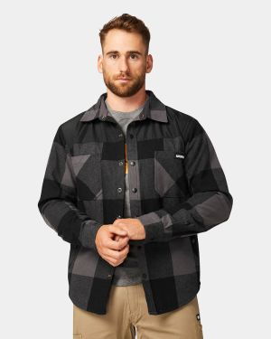 CAT Block Check Insulated Shirt Jacket