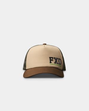 FXD CP-13 Tech Trucker Cap - Khaki