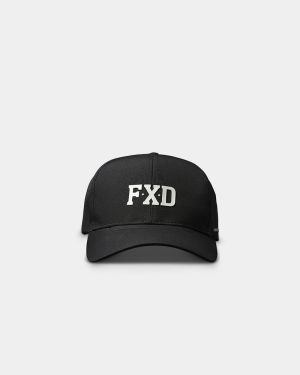 FXD CP-12 Tech Baseball Cap - Black Big Logo