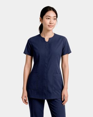 Biz Collection Women's Eden Tunic - Navy