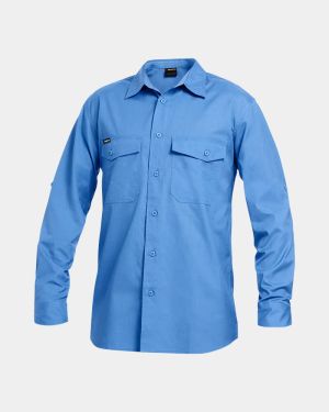 King Gee Workcool 2 Long Sleeve Shirt - Sky