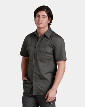King Gee Workcool 2 Short Sleeve Shirt - Green