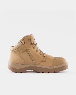 Steel Blue Parkes Scuff Zip Sided Safety Boot - Sand