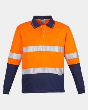 Syzmik Hi Vis Aztec Long Sleeve Polo