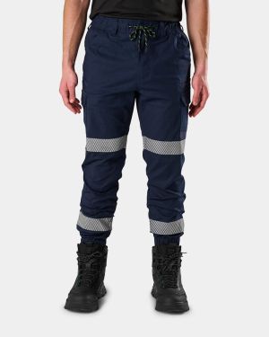 FXD WP-12CT Reflective Taped Elastic Waist Cuffed Pant