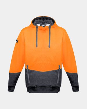 Syzmik Hi Vis Unisex Textured Jacquard Hoodie