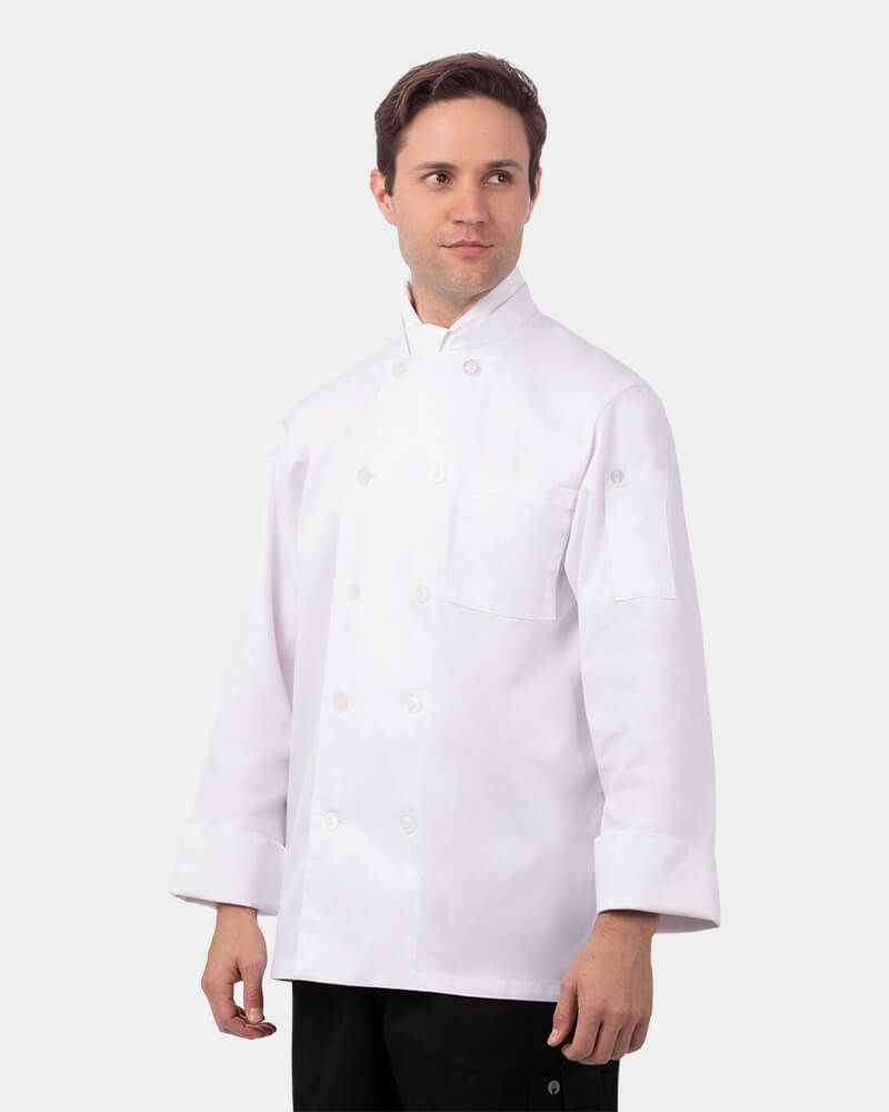 Chefworks Murray White Basic Chef Jacket 