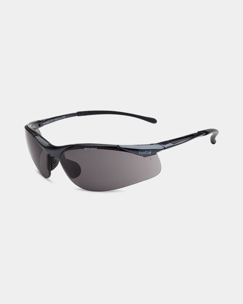 Buy Bolle King Adult Sport Polarized Sunglasses, Shiny Black Mount/AG14  oleo AF, Large at Amazon.in